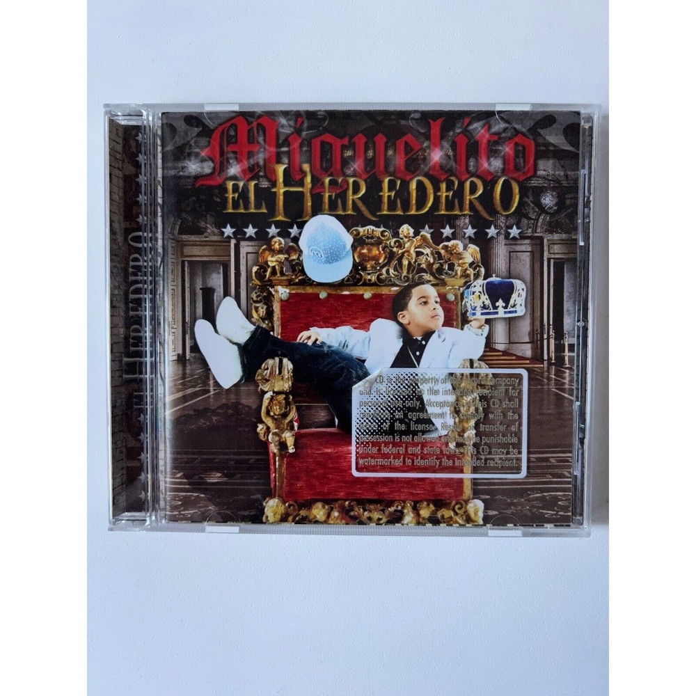 Miguelito El Heredero CD Promo 2007 Machete Music Play Tested Like New